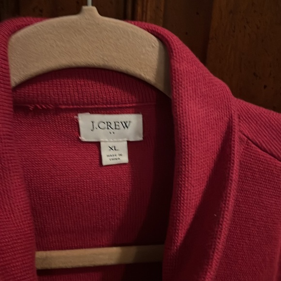 J. Crew Schoolboy pink Single Breasted Sweater Blazer Contemporary Business XL - Picture 3 of 3